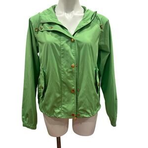Ralph Lauren Lime Green Jacket sz S Lightweight hooded Jacket